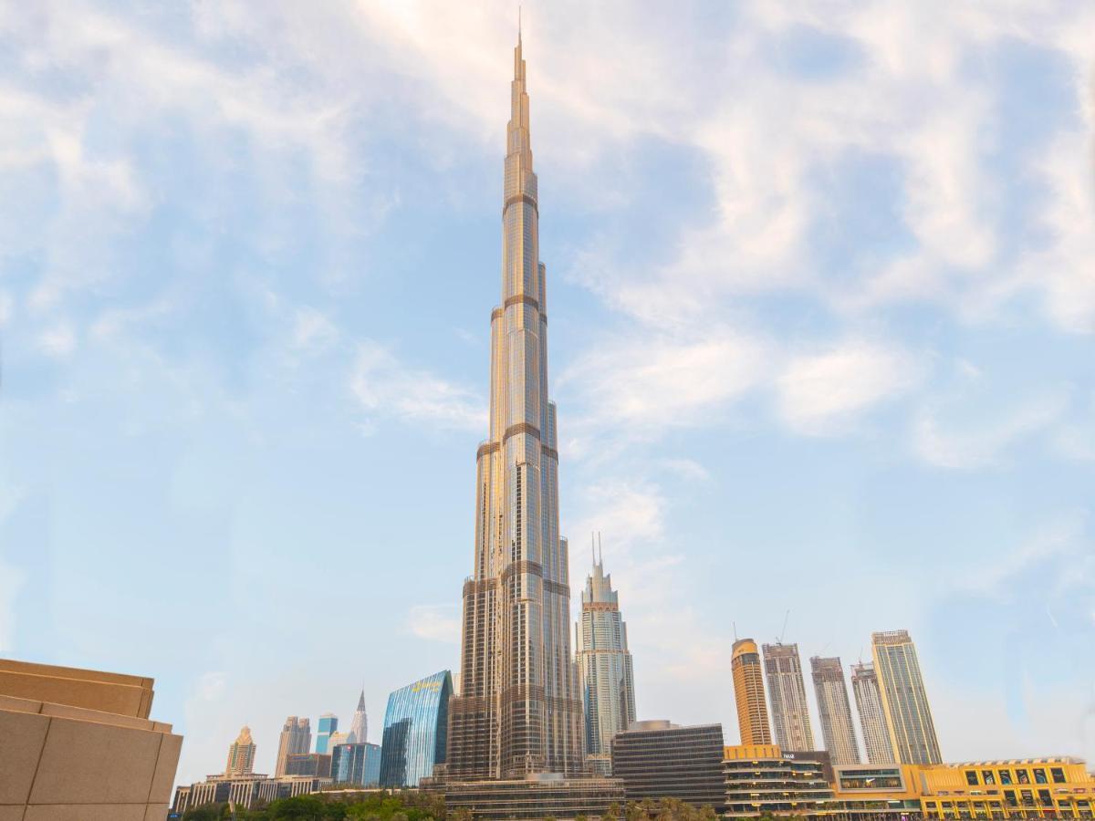 First Class 2Br With Full Burj Khalifa And Fountain View Dubai Exterior foto